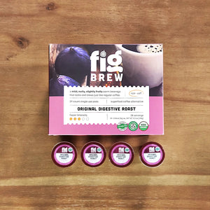 FigBrew Original Digestive Roast low acid single serve pods
