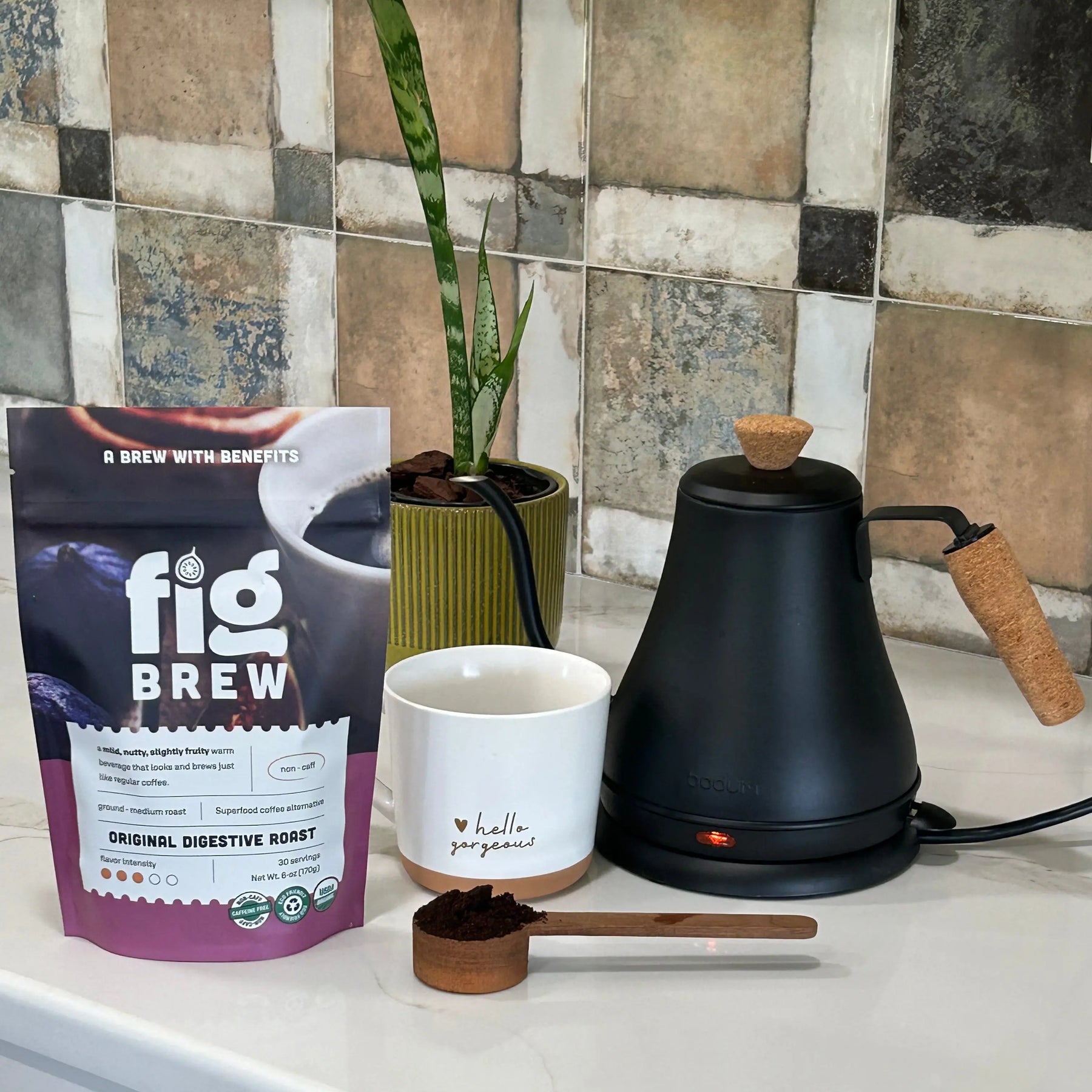 FigBrew Original Digestive Roast rich roasted fig coffee alternative