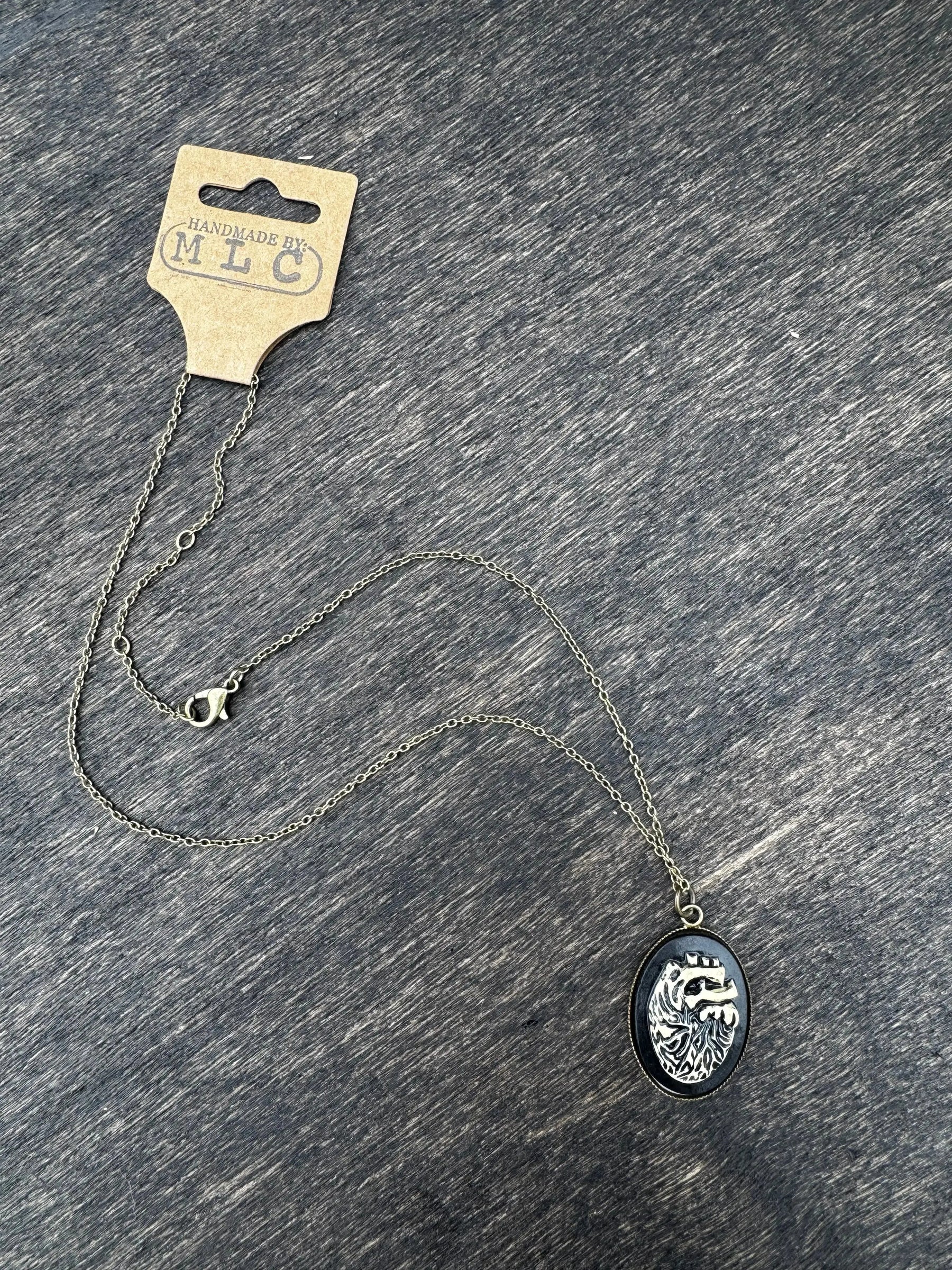 Oval Relic Pendant Necklace Mushroom Lady Co