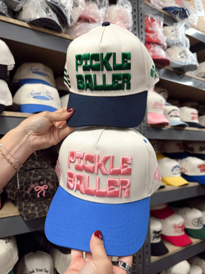 PICKLEBALLER - Vintage Trucker Hat KenzKustomz