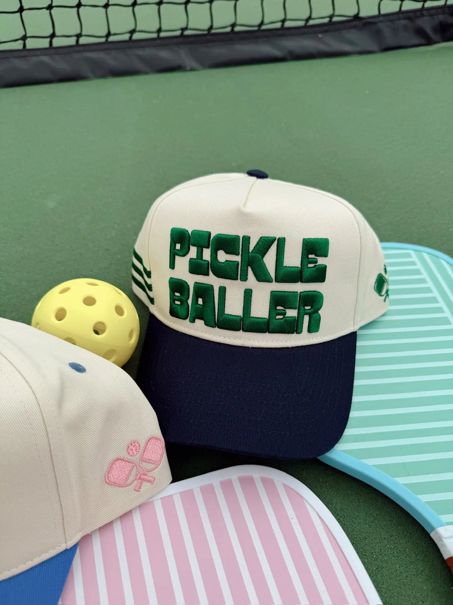 PICKLEBALLER - Vintage Trucker Hat KenzKustomz