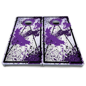 Paint Splatter Cornhole Boards - All Weather Series Cornhole Solutions