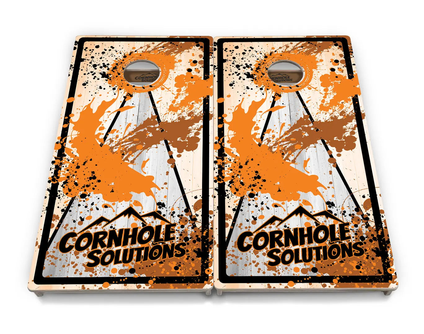 Paint Splatter Cornhole Boards - Professional Tournament Series Cornhole Solutions