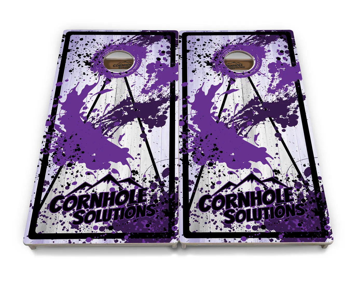 Paint Splatter Cornhole Boards - Professional Tournament Series Cornhole Solutions