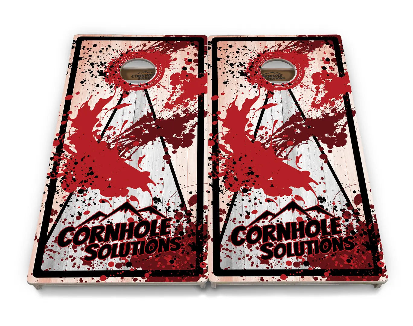 Paint Splatter Cornhole Boards - Professional Tournament Series Cornhole Solutions