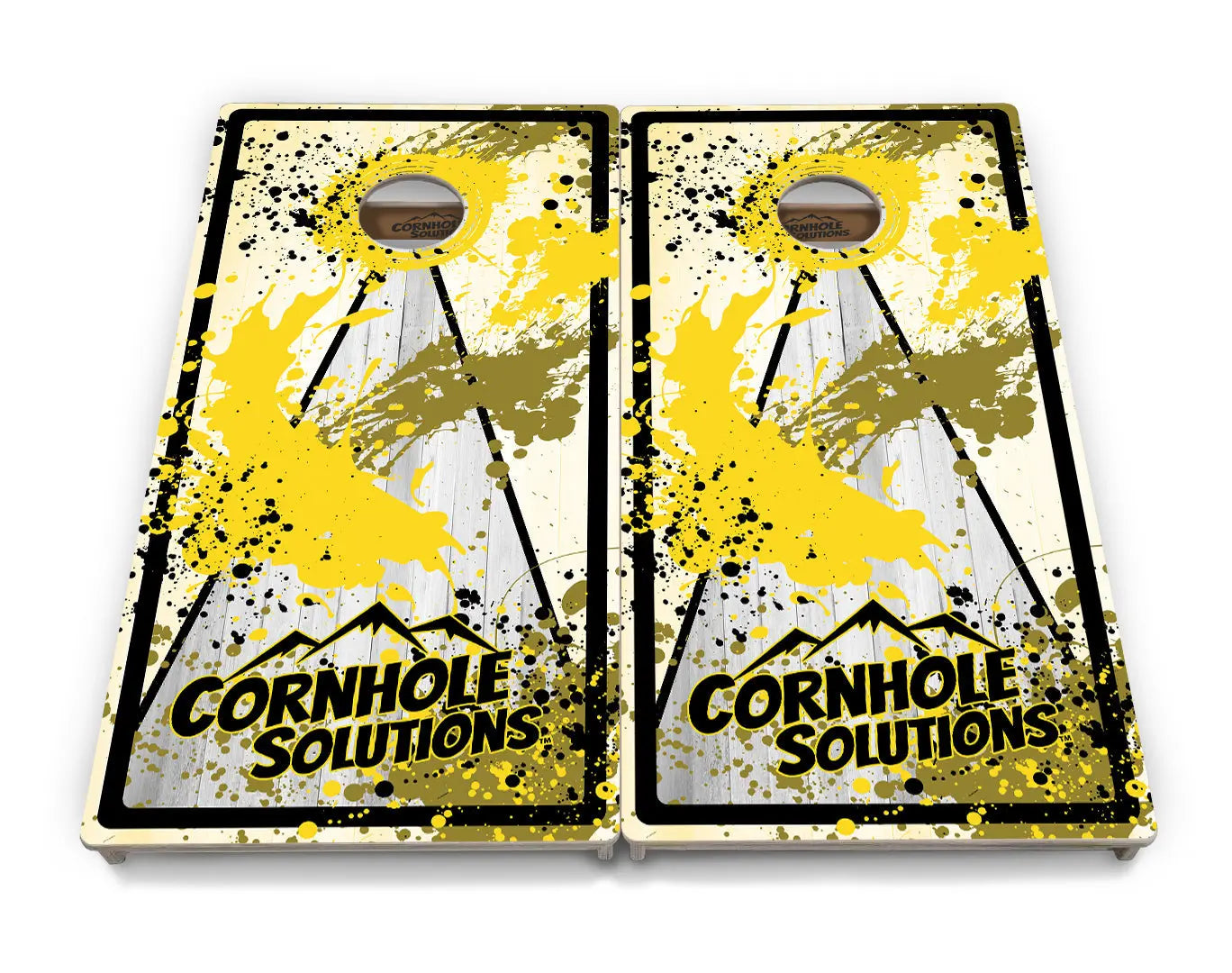 Paint Splatter Cornhole Boards - Professional Tournament Series Cornhole Solutions