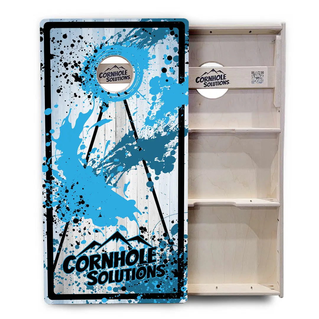 Paint Splatter Cornhole Boards - Professional Tournament Series Cornhole Solutions