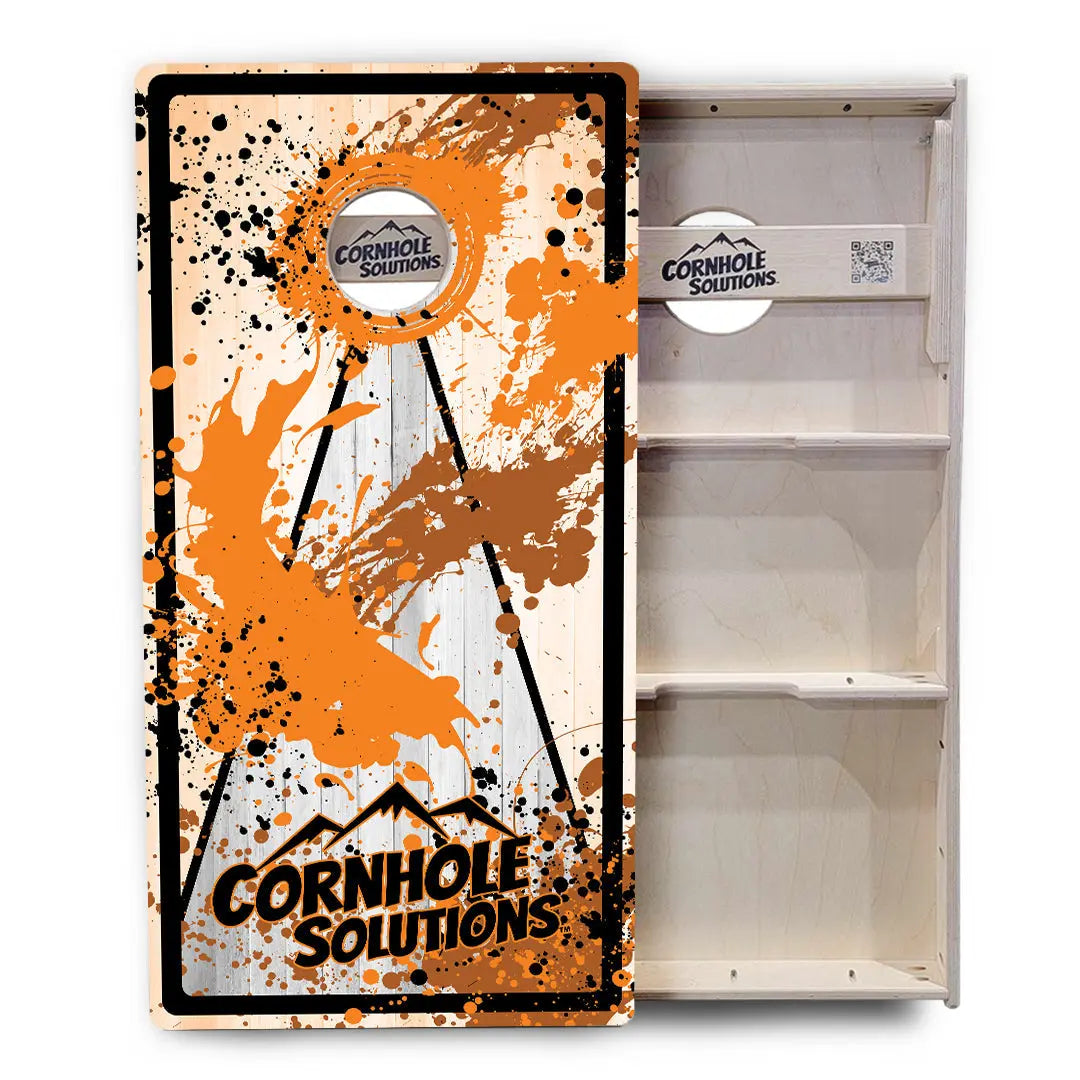 Paint Splatter Cornhole Boards - Professional Tournament Series Cornhole Solutions