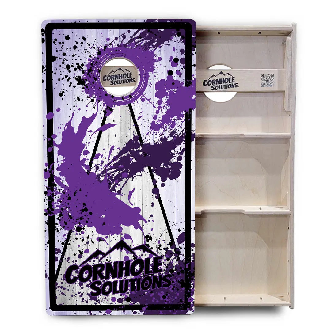 Paint Splatter Cornhole Boards - Professional Tournament Series Cornhole Solutions