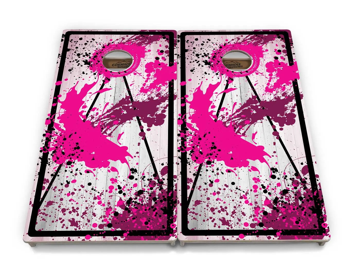 Paint Splatter Cornhole Boards - Professional Tournament Series Cornhole Solutions