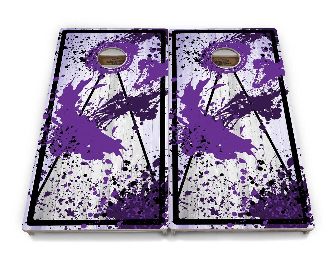 Paint Splatter Cornhole Boards - Professional Tournament Series Cornhole Solutions