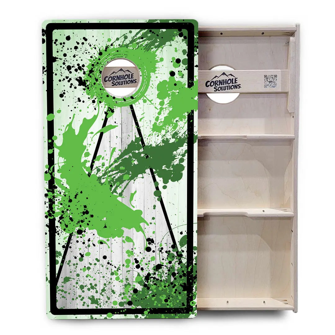 Paint Splatter Cornhole Boards - Professional Tournament Series Cornhole Solutions