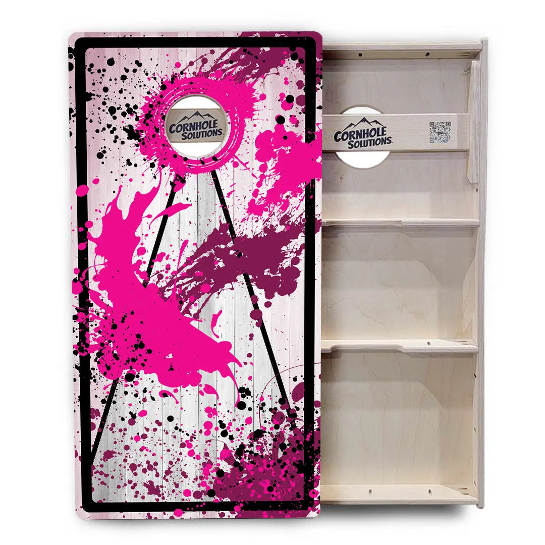 Paint Splatter Cornhole Boards - Professional Tournament Series Cornhole Solutions