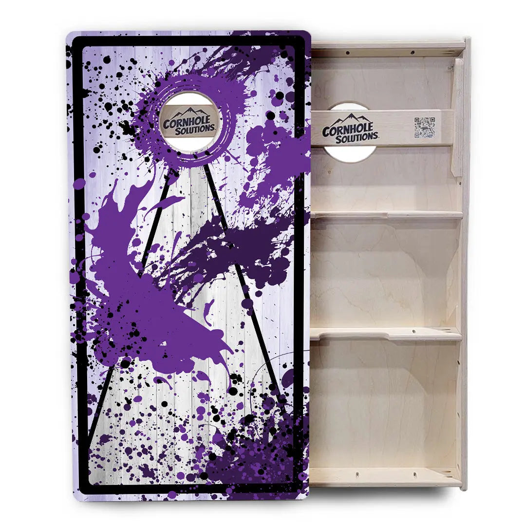 Paint Splatter Cornhole Boards - Professional Tournament Series Cornhole Solutions