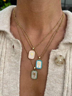 Palms Necklace - Green HALT