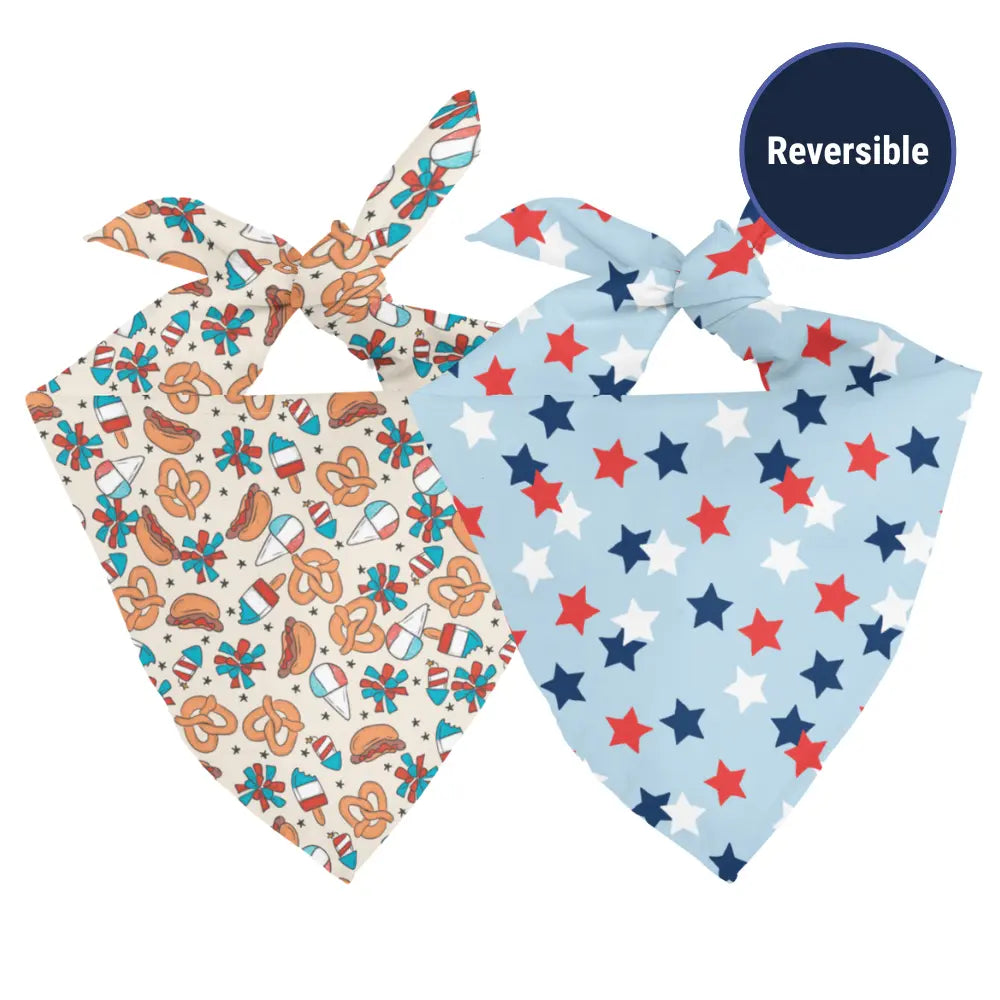 Patriotic Summer Dog Bandana Dog Bandana Co.