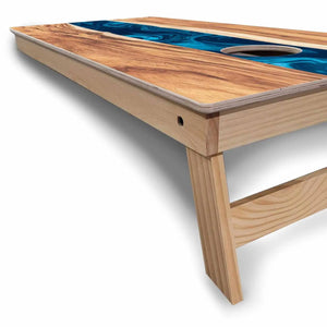 Patterned Background Cornhole Boards - Backyard Series Cornhole Solutions