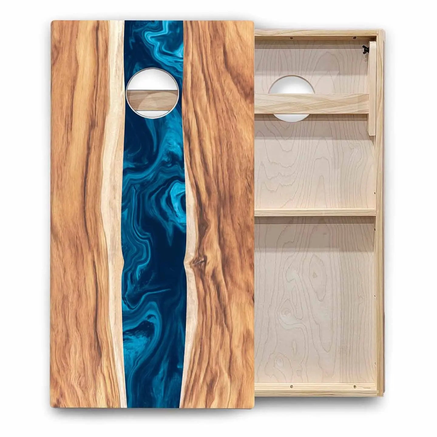 Patterned Background Cornhole Boards - Backyard Series Cornhole Solutions