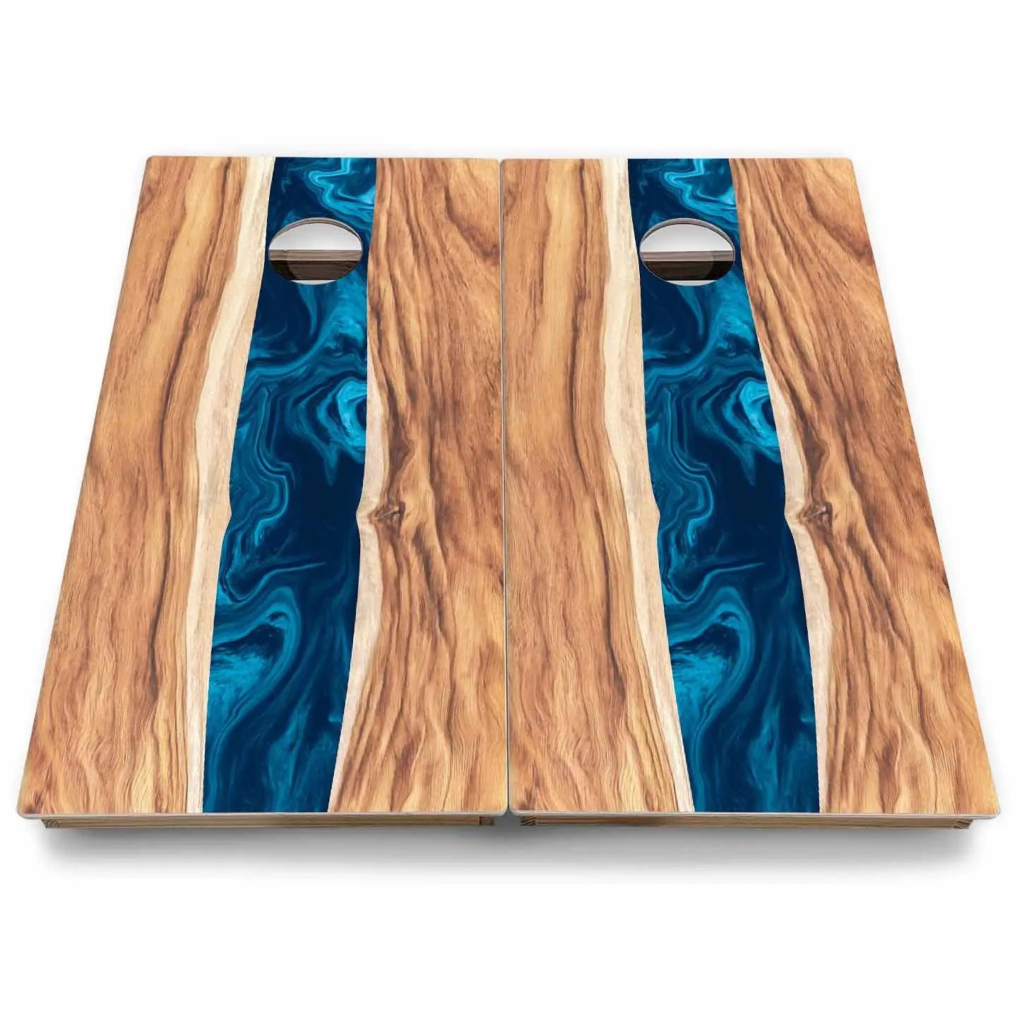 Patterned Background Cornhole Boards - Backyard Series Cornhole Solutions