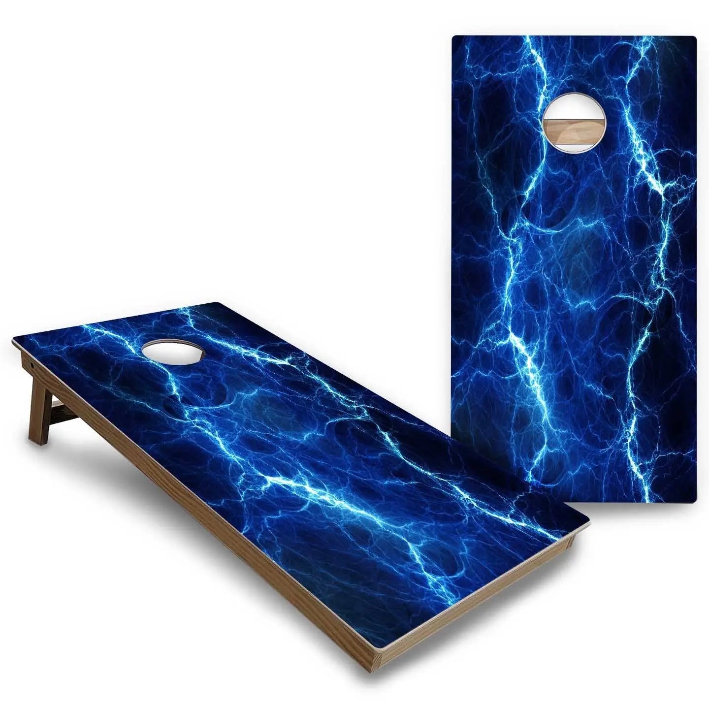 Patterned Background Cornhole Boards - Backyard Series Cornhole Solutions
