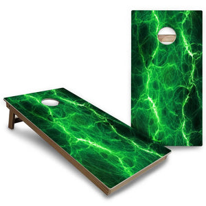Patterned Background Cornhole Boards - Backyard Series Cornhole Solutions