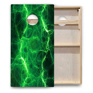 Patterned Background Cornhole Boards - Backyard Series Cornhole Solutions