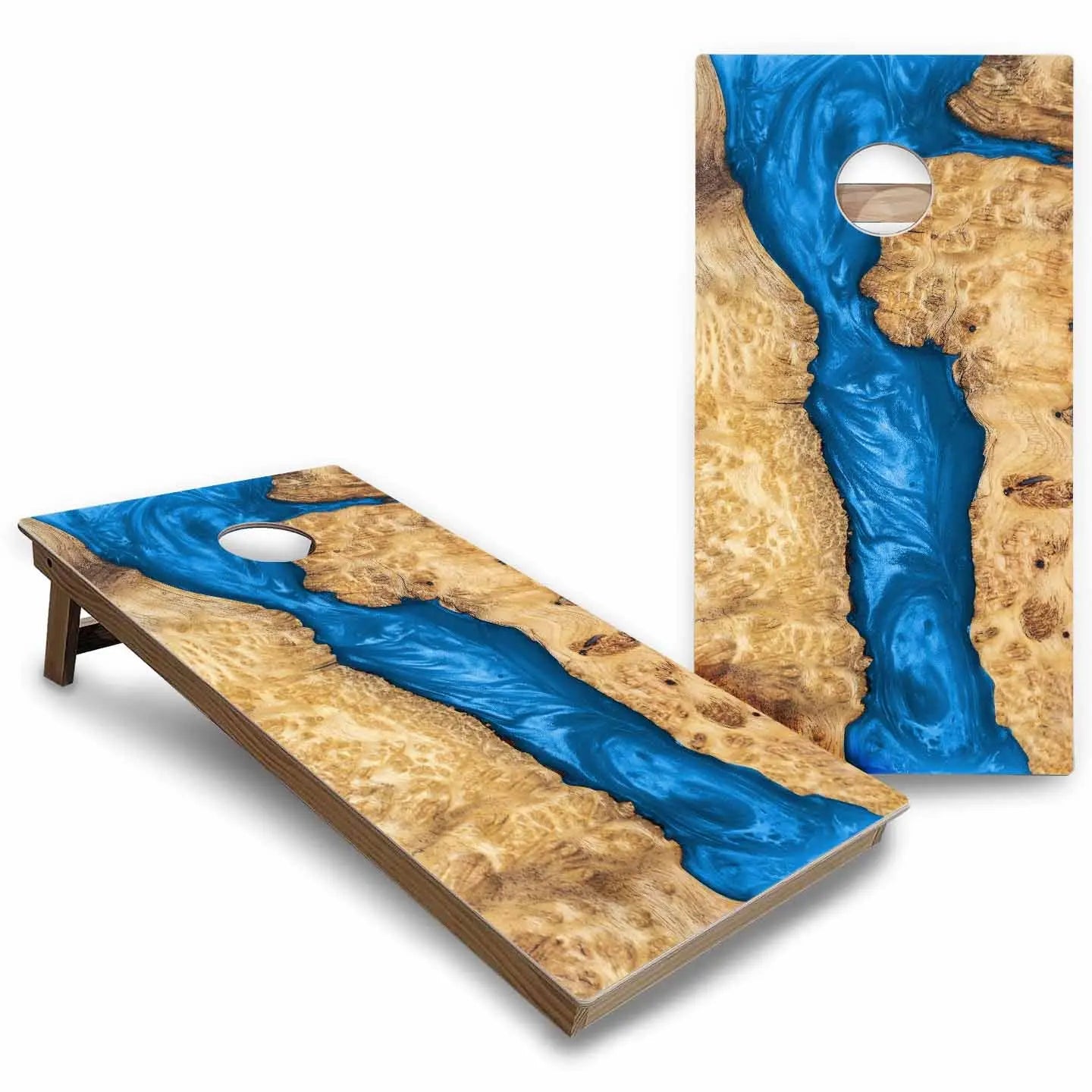 Patterned Background Cornhole Boards - Backyard Series Cornhole Solutions