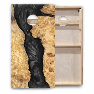 Patterned Background Cornhole Boards - Backyard Series Cornhole Solutions