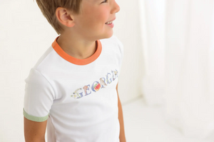 Peachy Georgia Organic Cotton Tee Nola Tawk