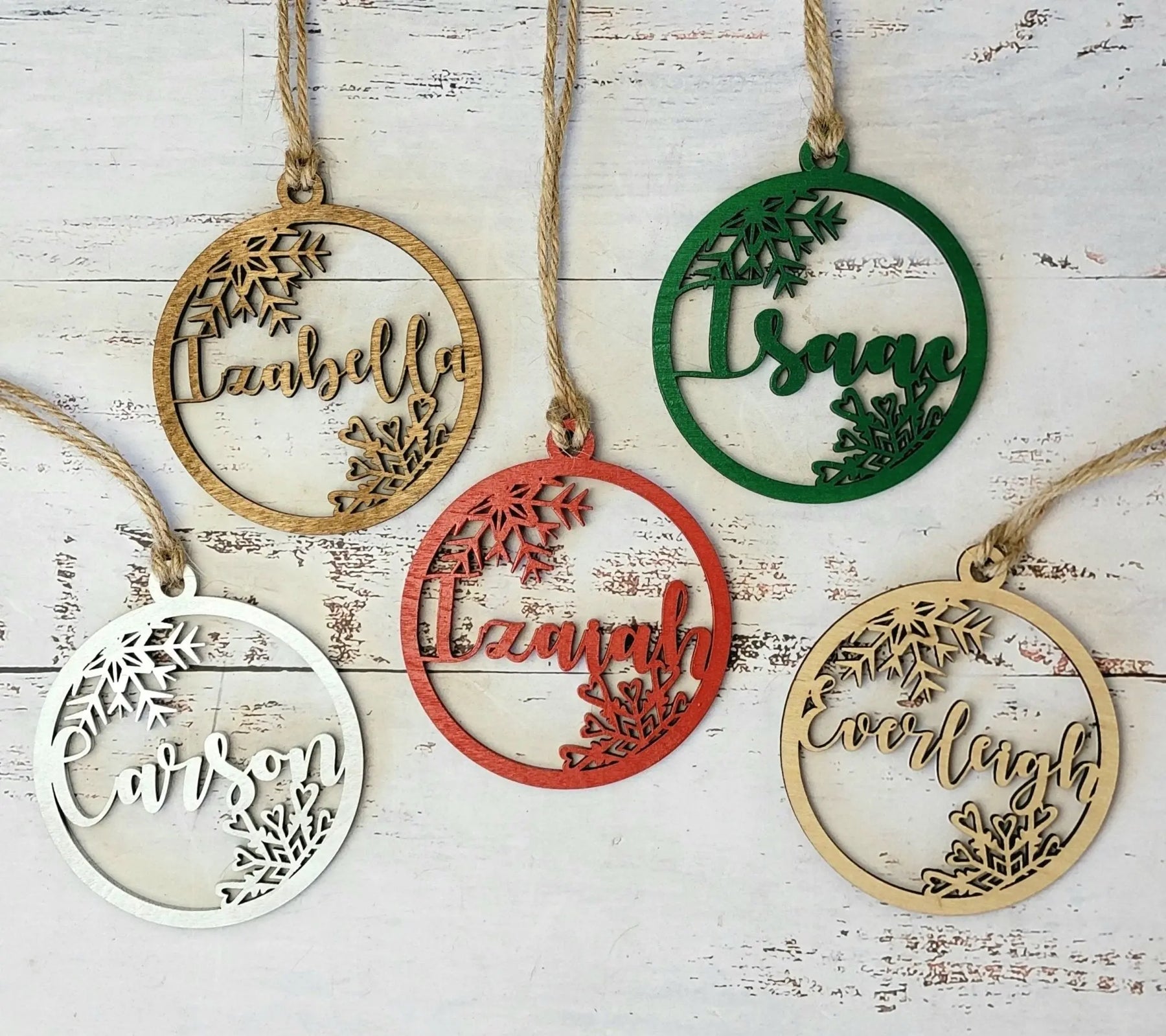 Personalized Christmas Ornaments EverLee Creations