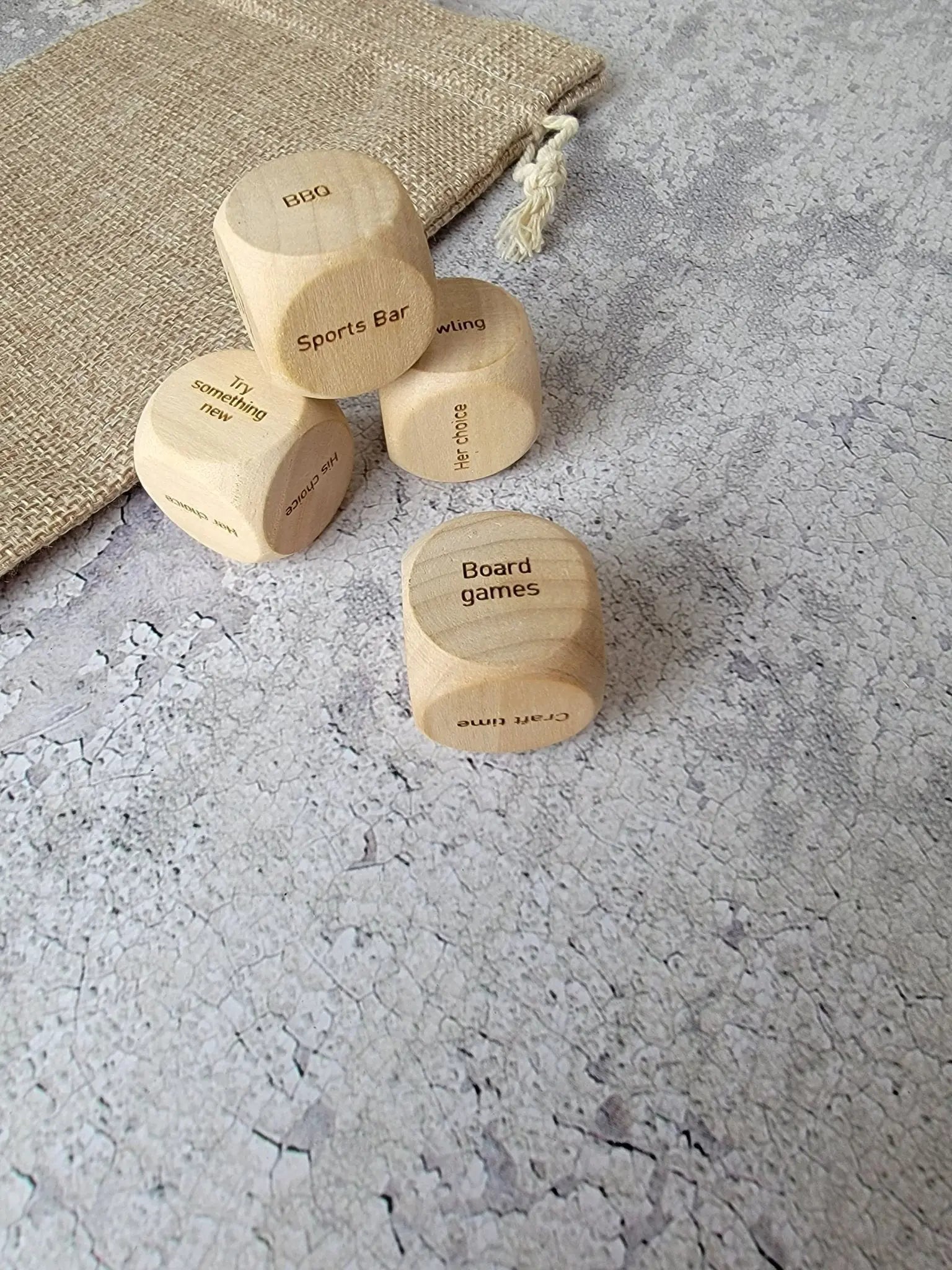 Personalized Couples Date Decision Dice EverLee Creations