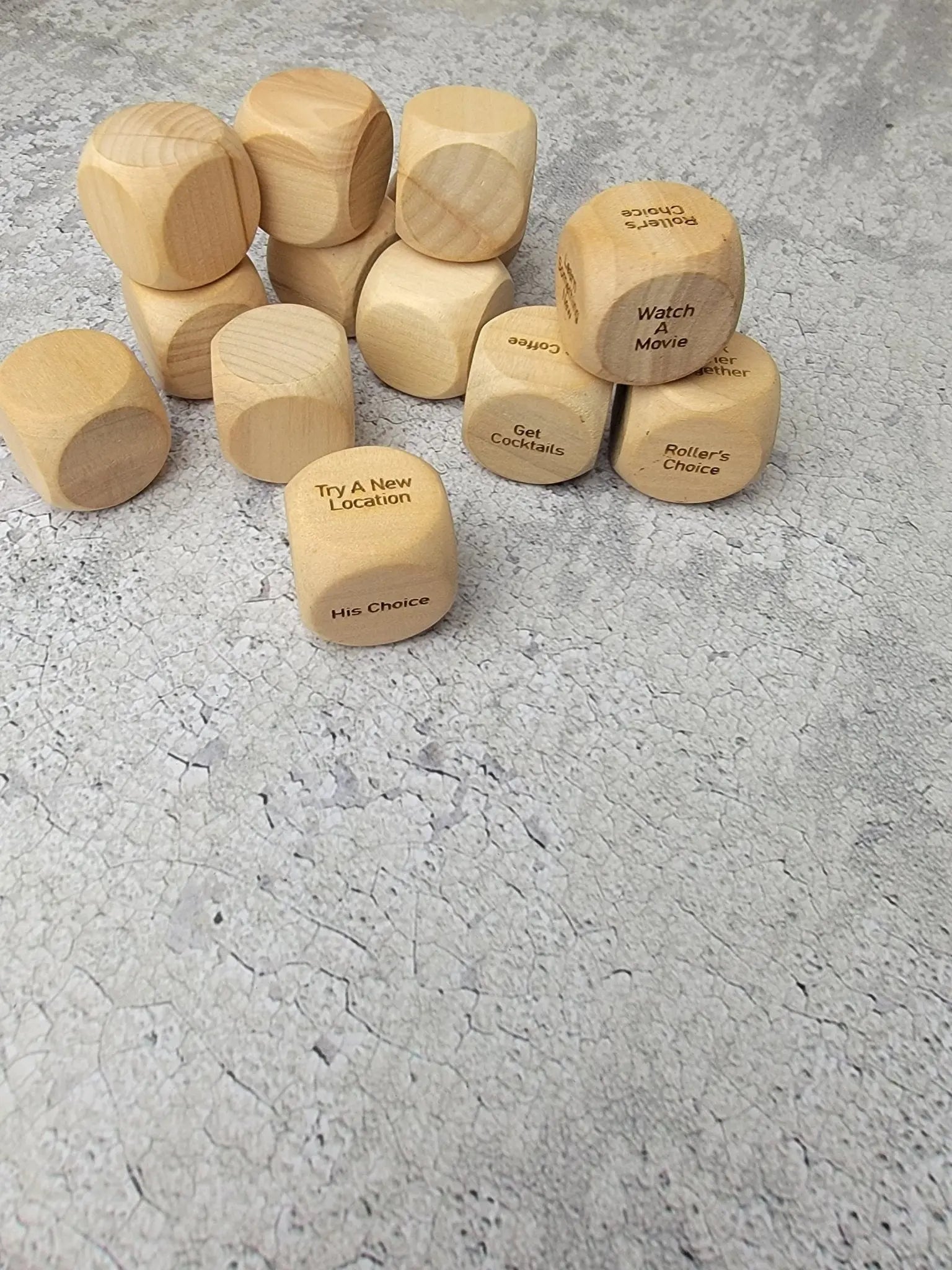 Personalized Couples Date Decision Dice EverLee Creations