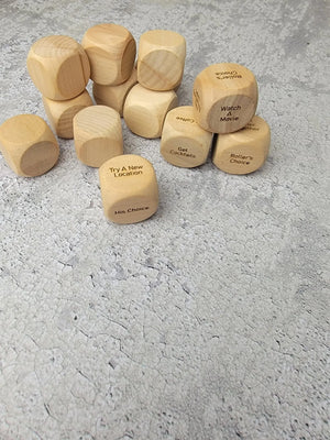 Personalized Couples Date Decision Dice EverLee Creations