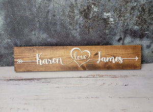 Personalized Couples Name Pallet Sign EverLee Creations