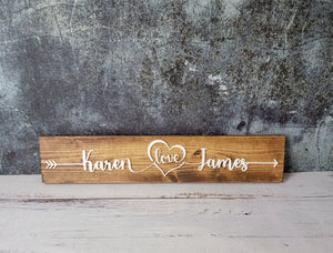 Personalized Couples Name Pallet Sign EverLee Creations