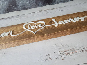 Personalized Couples Name Pallet Sign EverLee Creations
