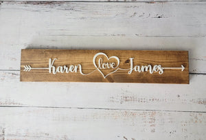 Personalized Couples Name Pallet Sign EverLee Creations