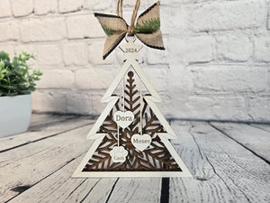 Personalized Family Tree Ornament EverLee Creations
