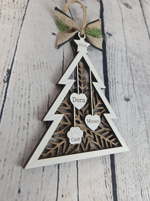 Personalized Family Tree Ornament EverLee Creations