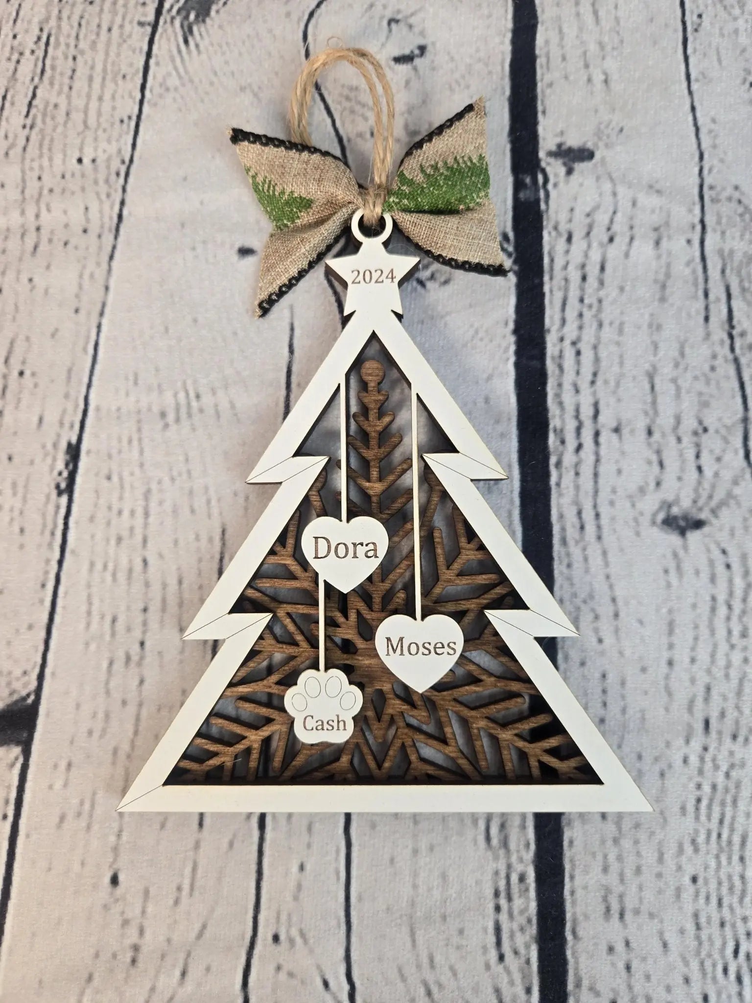 Personalized Family Tree Ornament EverLee Creations