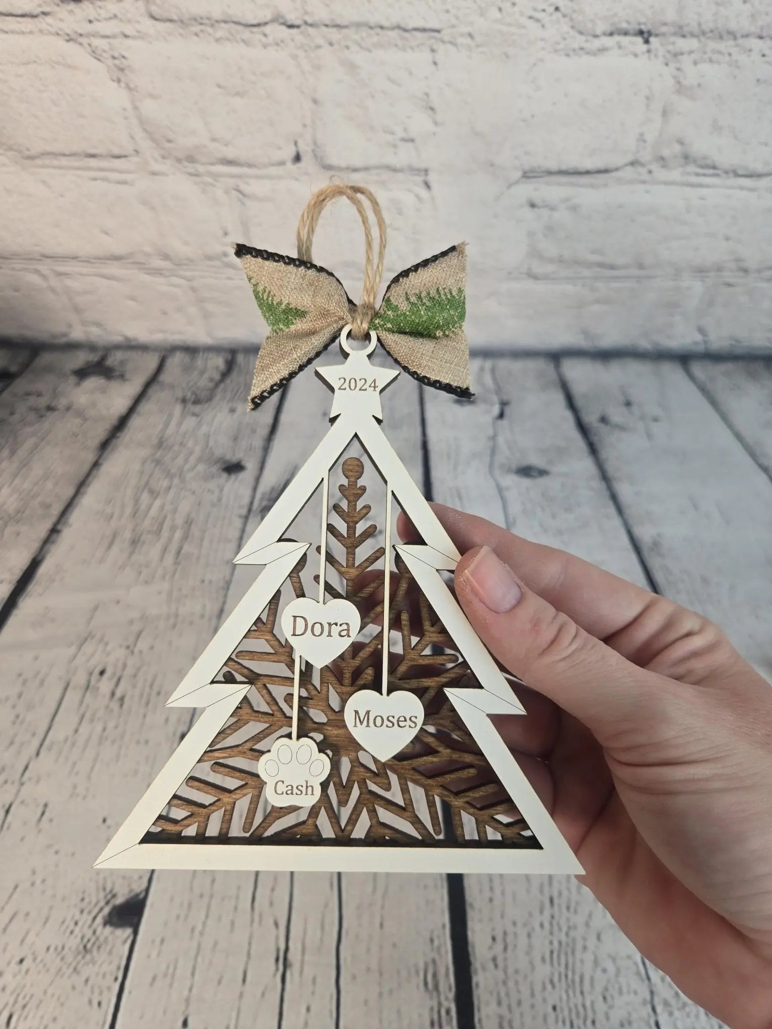 Personalized Family Tree Ornament EverLee Creations