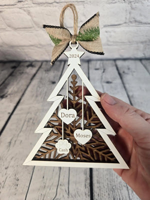 Personalized Family Tree Ornament EverLee Creations