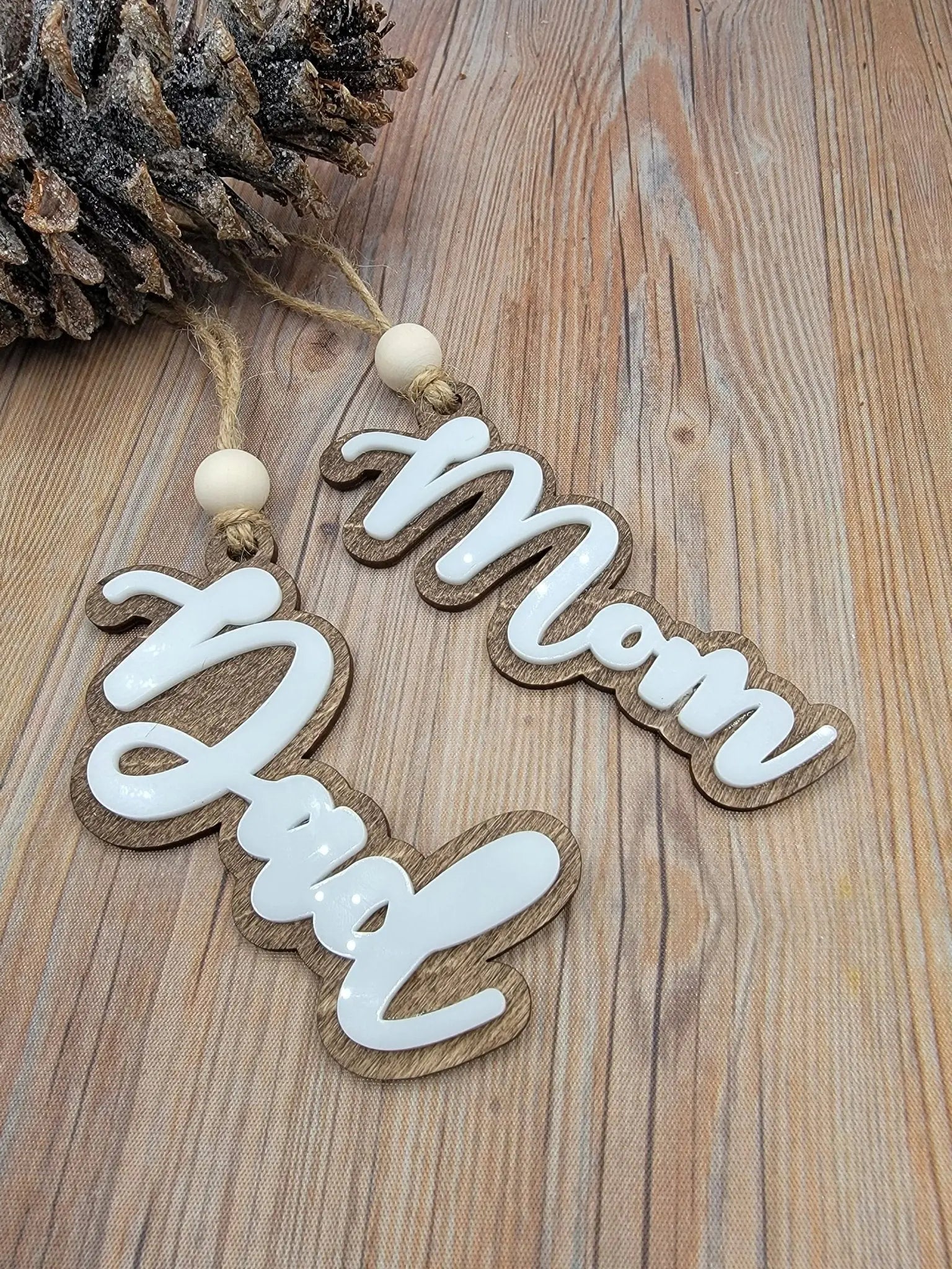 Personalized Stocking Tag Ornament,Personalized Christmas Stocking Tag- Family Names EverLee Creations