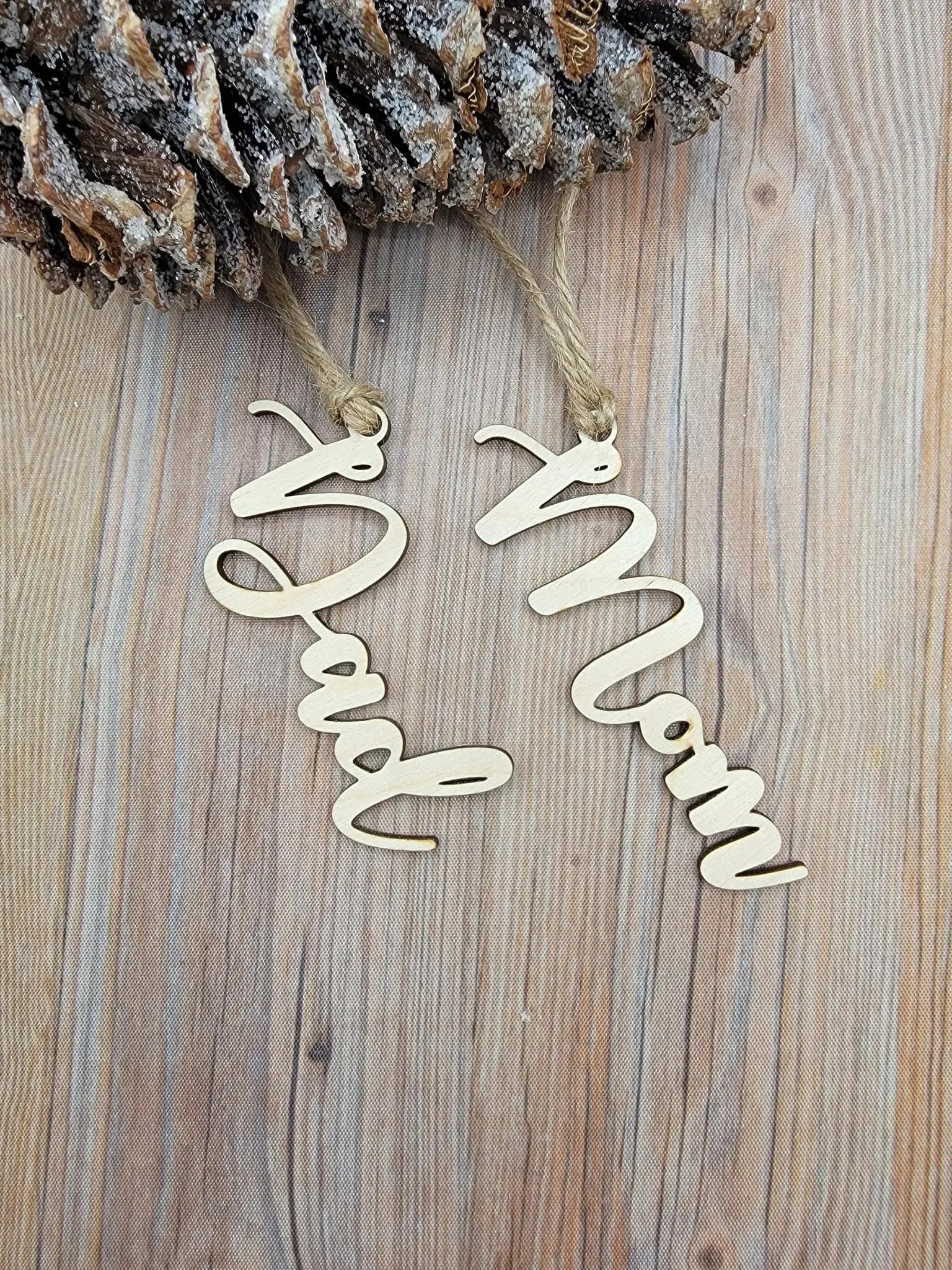 Personalized Stocking Tag Ornament,Personalized Christmas Stocking Tag- Family Names EverLee Creations
