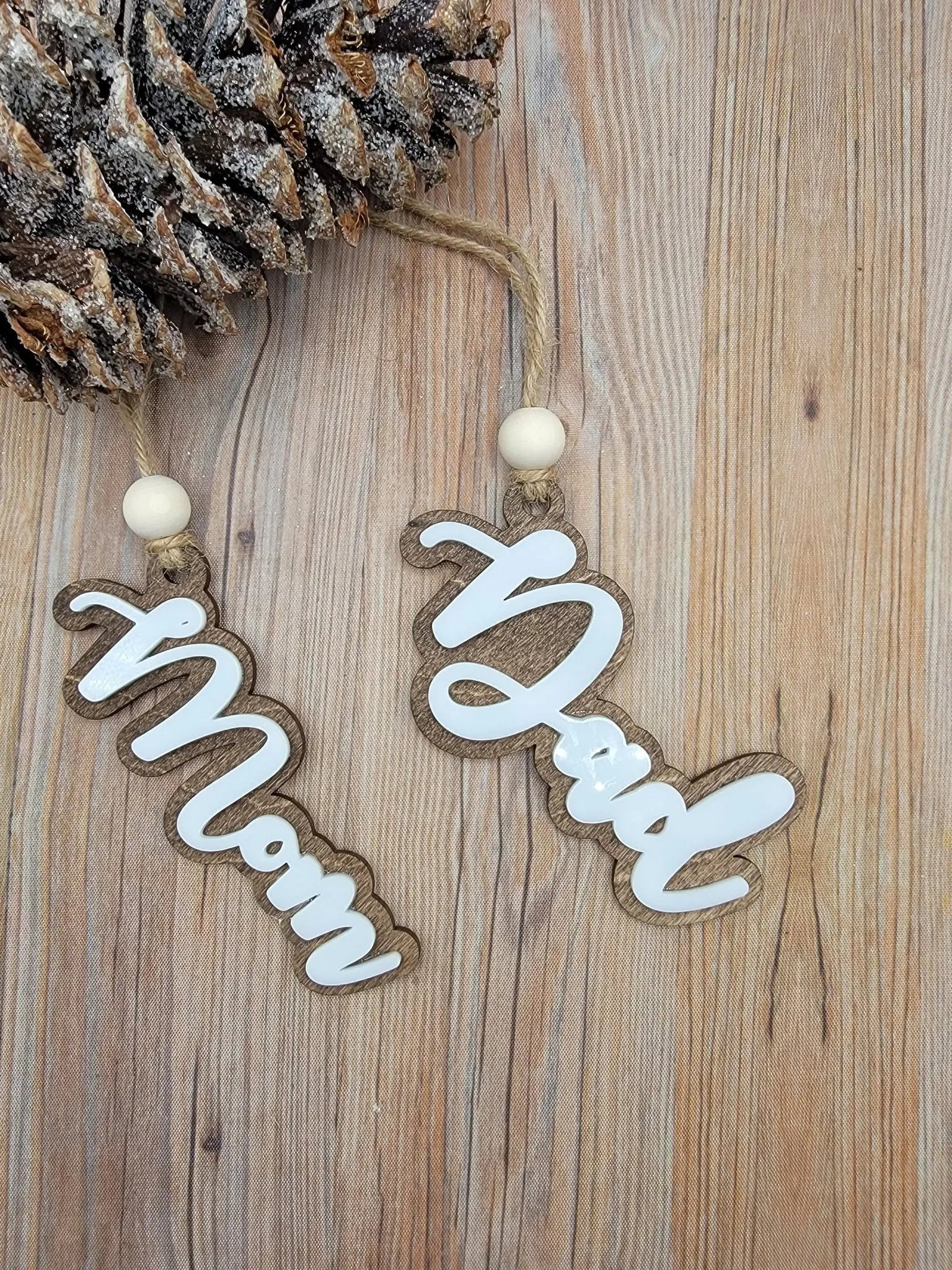 Personalized Stocking Tag Ornament,Personalized Christmas Stocking Tag- Family Names EverLee Creations