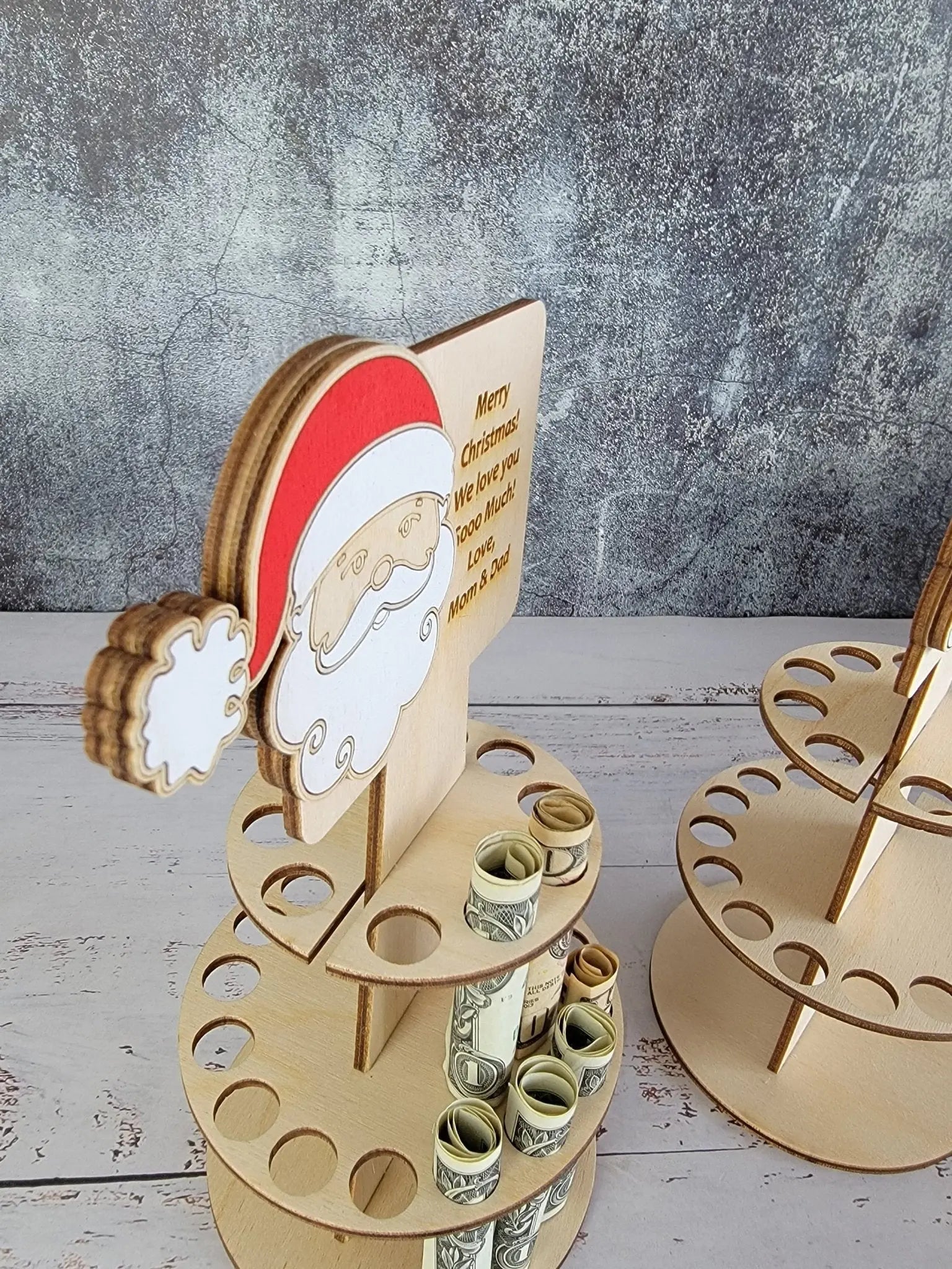 Personalized Tiered Christmas Money Cake EverLee Creations
