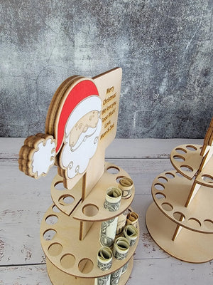 Personalized Tiered Christmas Money Cake EverLee Creations