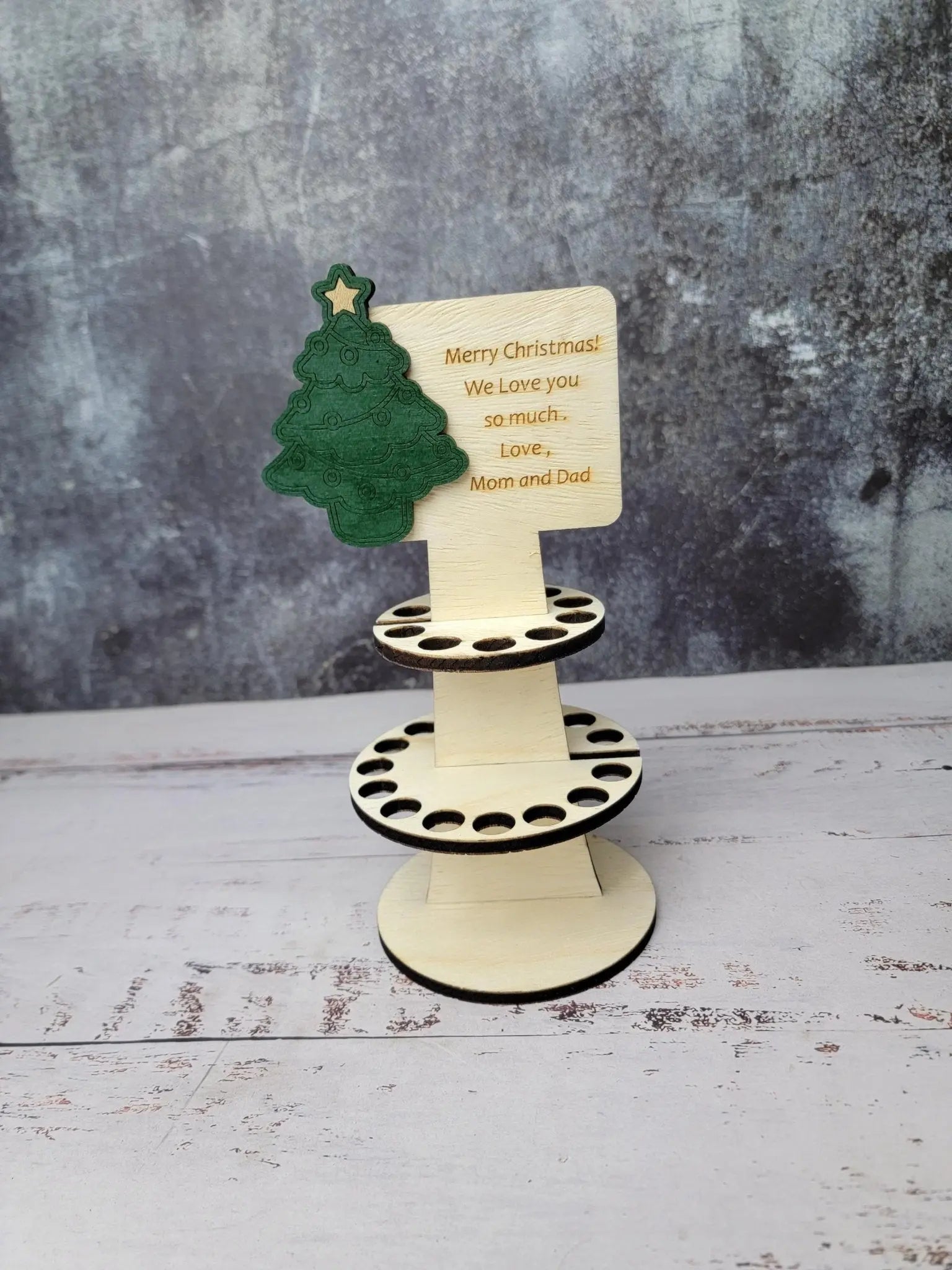 Personalized Tiered Christmas Money Cake EverLee Creations