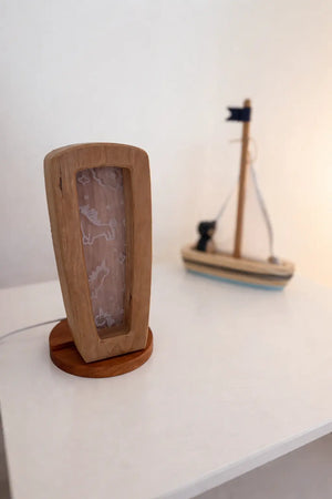 Personalized wooden night light gift for nursery and children’s bedroom