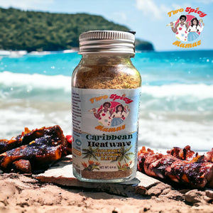 Caribbean Heatwave Gourmet Seasoning Blend Two Spicy Mamas
